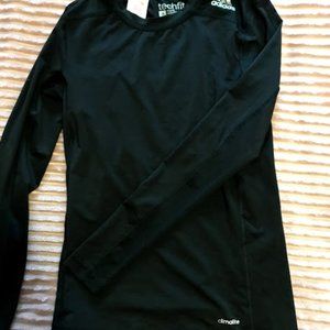 | Adidas Techfit Black Sports Long Sleeved Top |